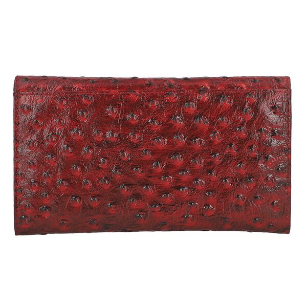 Gepr&auml;gte Leder Brieftasche, rot image number 5