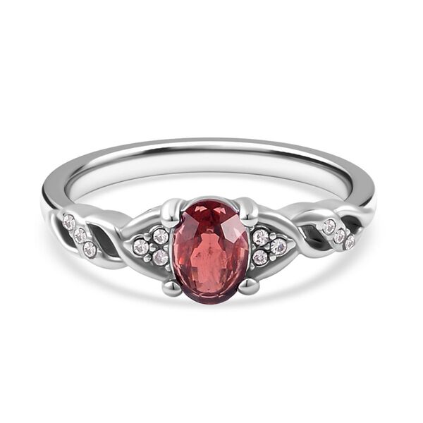 2er Set - Roter Granat Ring und Anhänger mit Kette, ca. 0.60 ct. image number 2