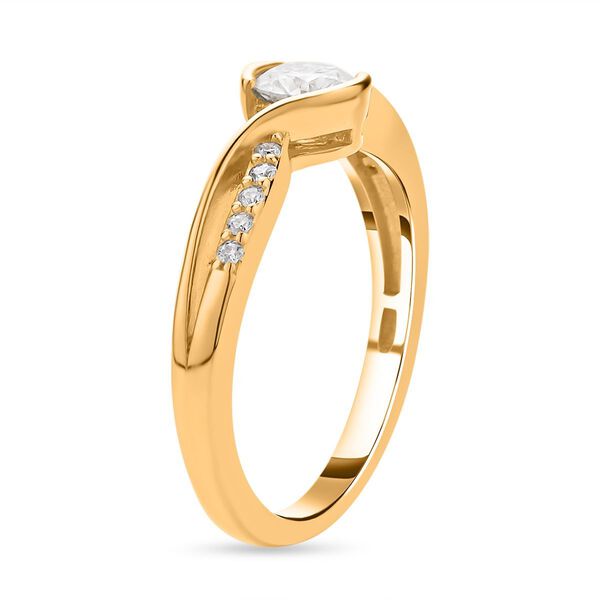 Moissanit Ring, ca. 0,52 ct image number 5