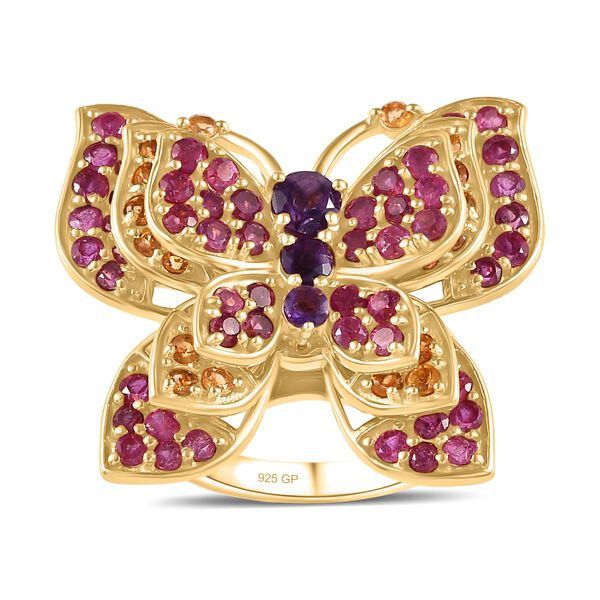 GP Trionfo Collection - AA Afrikanischer Amethyst Ring und Anh&auml;nger, ca. 3,65 ct. image number 5