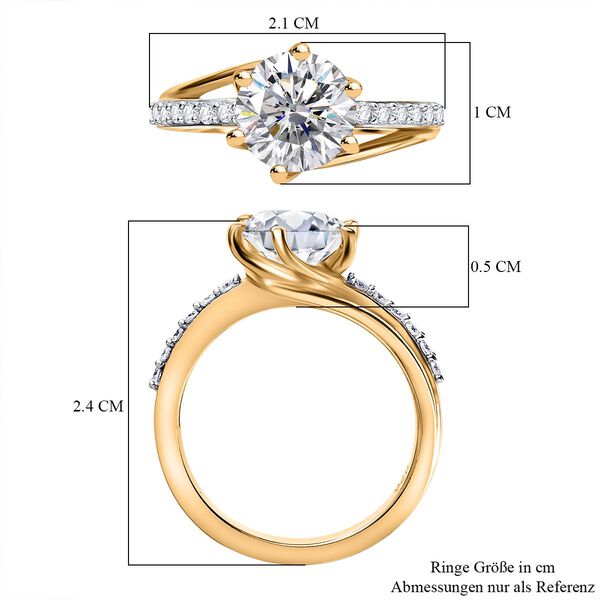 Moissanit Ring - 2 ct. image number 7