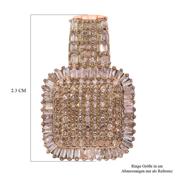 Natürlicher Champagner-Diamant - 1 ct. image number 4