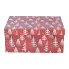 10er-Set Weihnachten Geschenkboxen, Kieferbaum Muster, Rot  image number 1
