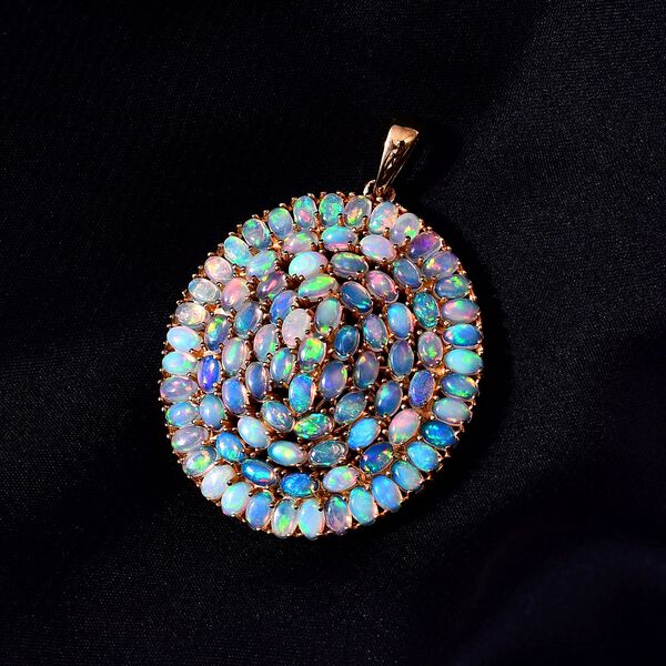 Kaleidoskopischer, &auml;thiopischer Opal-Anh&auml;nger image number 3