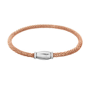 Sparkle Magnetisches Armband, ca. 19 cm, 925 Silber ros&eacute;vergoldet ca. 8,70g