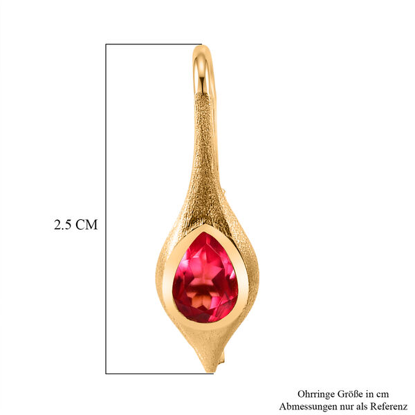 D'Joy Sunset Triplett Quarz Ohrringe - 1,85 ct. image number 4