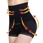 SANKOM Damen Haltungskorrektur Unterhose mit Spitze Shapewear, Größe L/XL, Schwarz  image number 1