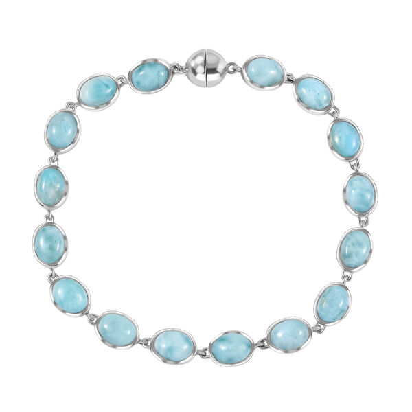 D'Joy Larimar Armband ca. 20 cm 925 Silber rhodiniert ca. 23,49 ct.
