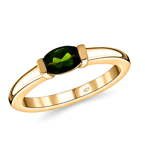 Natürlicher Chromdiopsid-Ring - 0,50 ct. image number 4