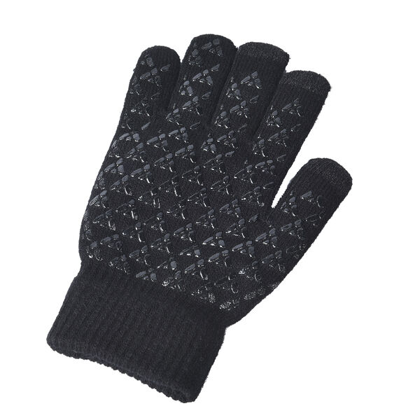 Unisex Dreieck Thermo Touchscreen Winterhandschuhe, Gr&ouml;&szlig;e: XL, Schwarz image number 4