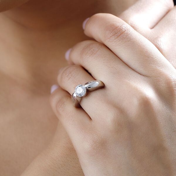 Moissanit Ring - 1,21 ct. image number 9