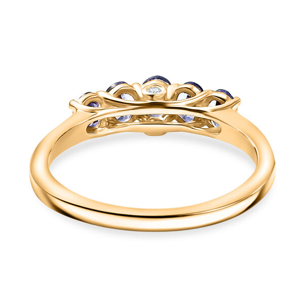 D'Joy AA Tansanit und Diamant Ring - 0,91 ct. image number 5