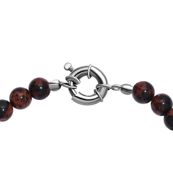 Roter Jaspis Armband ca. 19 cm Messing rhodiniert ca. 70.00 ct image number 4