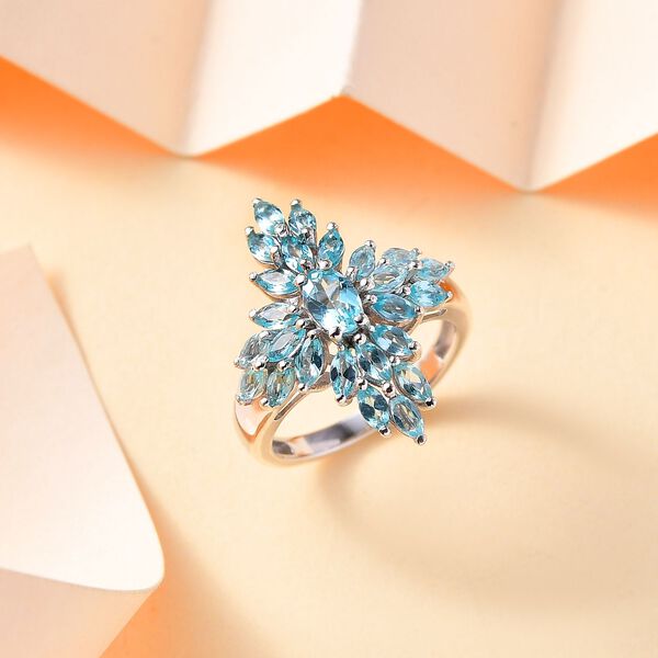 AA Lagunen Apatit Ring - 2,62 ct. image number 2