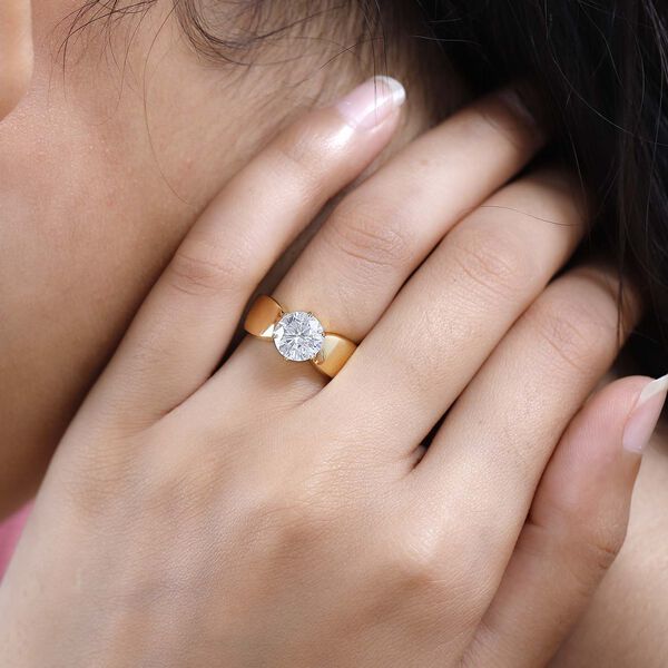 Moissanit Ring - 1,74 ct. image number 3