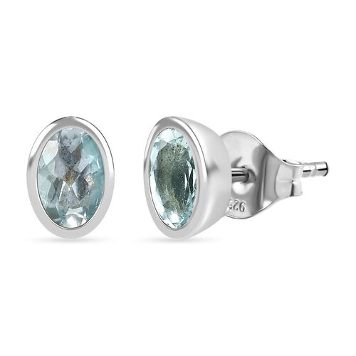 AAA Aquamarin Ohrringe, ca. 1,02 ct. image number 0
