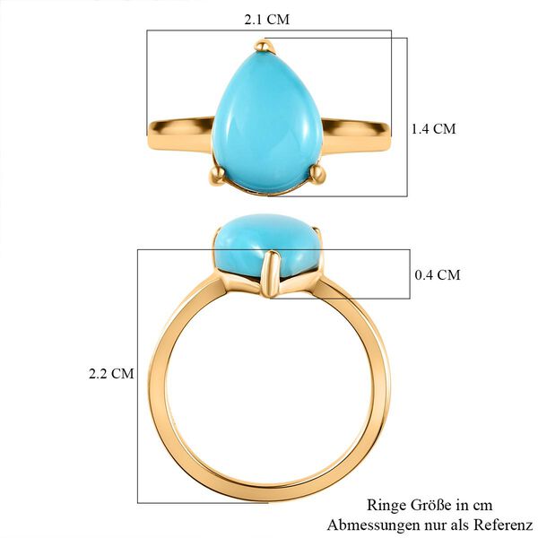 Sleeping Beauty Türkis-Ring - 3,56 ct. image number 7