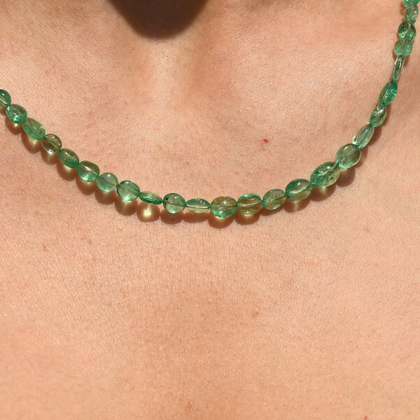 RHAPSODY AAAA Kolumbianische Smaragd-Halskette in 950 Platin, 45 cm - 40 ct. image number 7