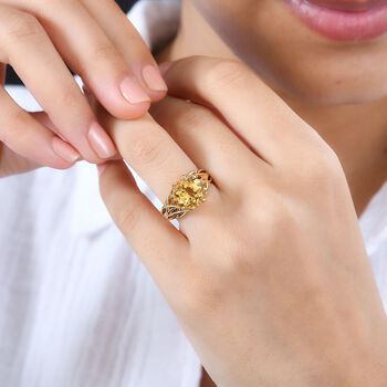 Citrin Ring - 3,53 ct.