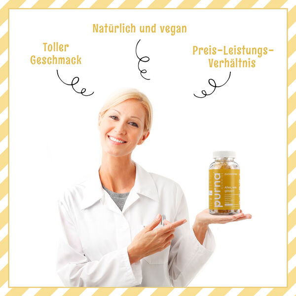 PURNA komplette Multivitamin 60 Gummib&auml;rchen, Mangogeschmack image number 7