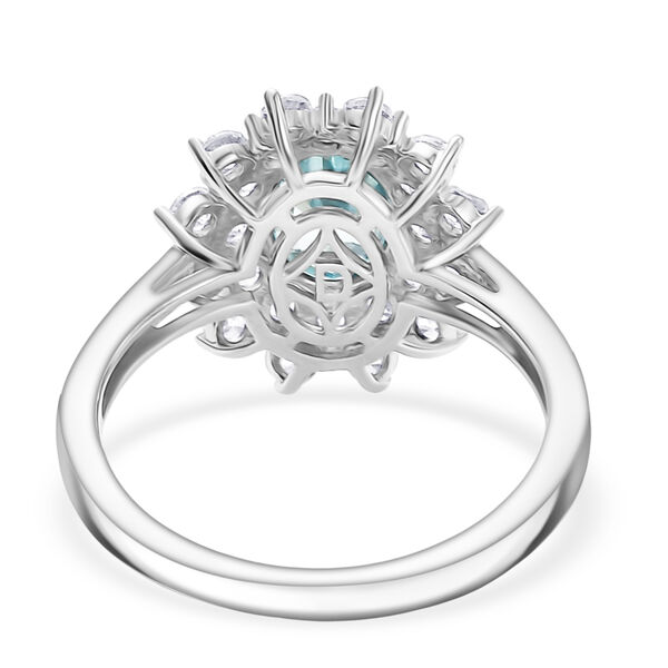 D'Joy AA blauer und weißer Zirkon Ring - 3,25 ct. image number 5