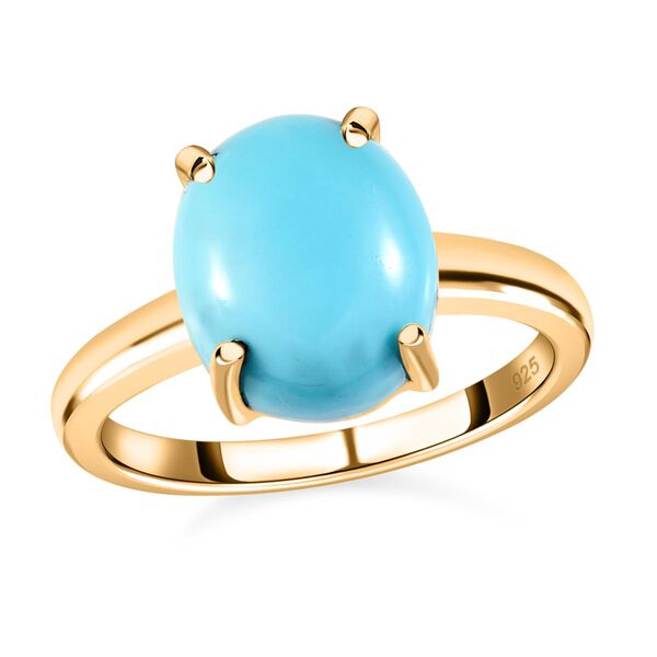 Sleeping Beauty Türkis-Ring - 3,93 ct. image number 4