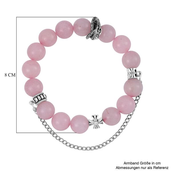 Rosenquarz flexibles Armband - 204,50 ct. image number 4