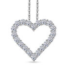 LUXURIANT DIAMOND - Lab Grown Diamant SI-GH SGL zertifiziert Schmuckset ca. 45 cm 925 Silber rhodiniert ca. 1.00 ct