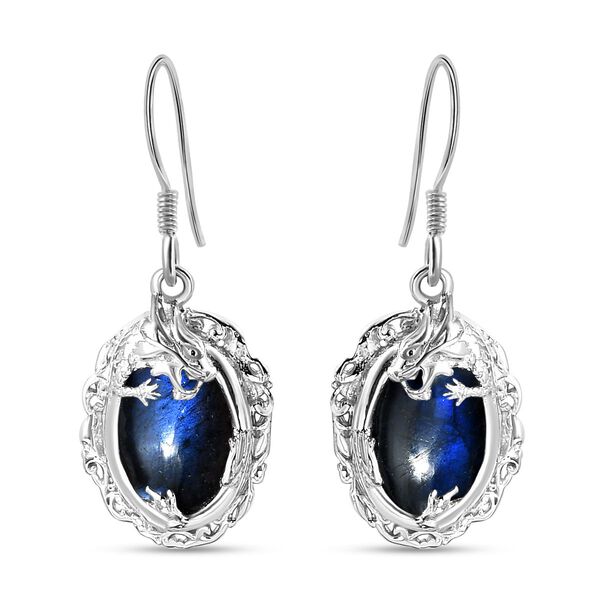 AAA Labradorit Ohrringe - 14,11 ct.