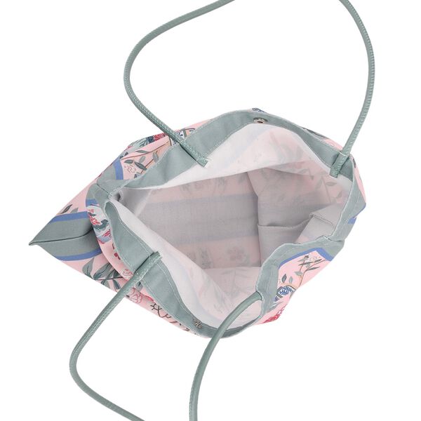 2er-Set Einkaufstaschen mit k&uuml;nstlerischem Muster, 34x40 cm, Hellgr&uuml;n image number 9