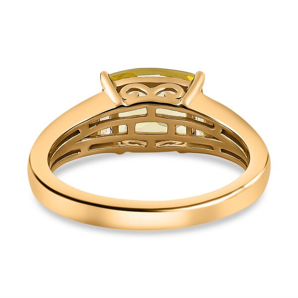 AAA Ouro Verde Quarz und Topas Ring, ca. 2,19 ct. image number 6