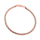 925 Silber rosévergoldet Armband ca. 19 cm ca. 5,76g