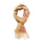 100% Merino Woll-Schal mit Quasten, 70x180cm, Mehrfarbig