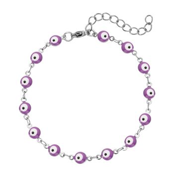 Rosanes, emailliertes Armband, ca. 19 cm, Edelstahl ca. 3,80g