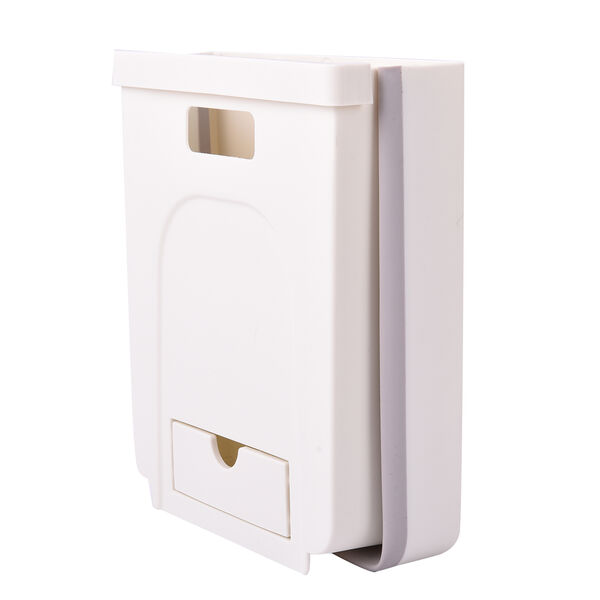 Faltbarer, aufhängender Mülleimer, Kapazität 10L, 26x24x10 cm, Weiß image number 2