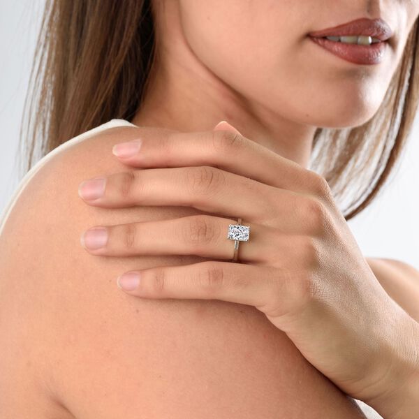 LUXURIANT SGL zertifizierter VS-EF Labor Diamant Ring in 950 Platin - 0,50 ct. image number 2