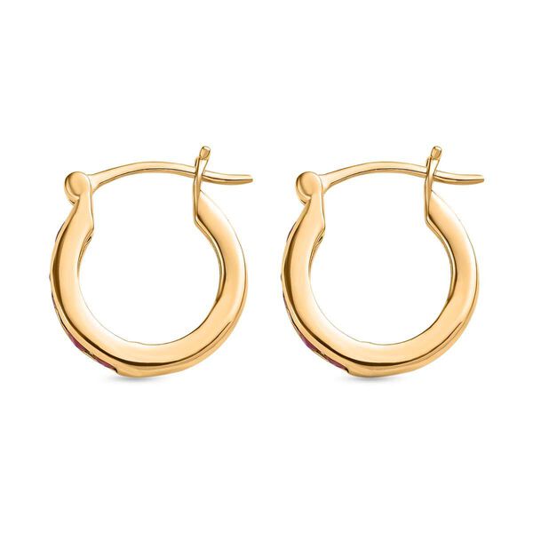 Infinity afrikanische Rubin-Creolen image number 4