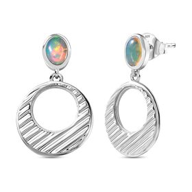 Royal Bali Kollektion- Natürliche, äthiopische Welo Opal-Ohrringe - 1,01 ct.