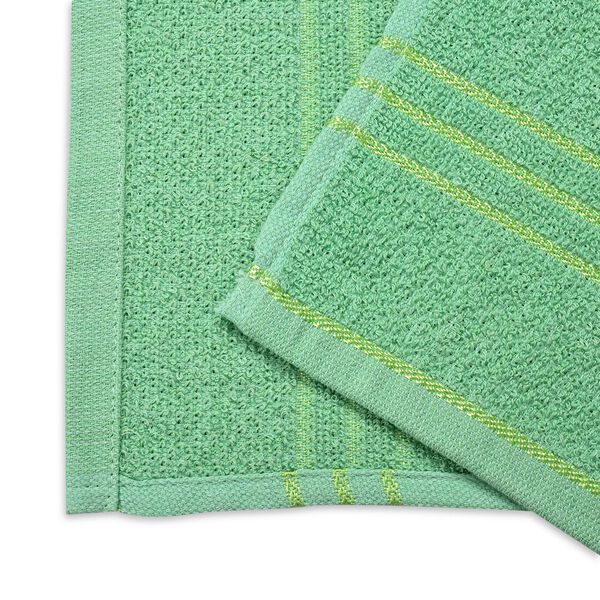 10er-Set recycelte 320gsm Baumwoll-Frottee-Küchentücher, 30x46 cm, Grün image number 5