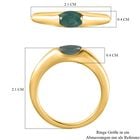 Grandidierit Ring, 925 Silber vergoldet, ca. 0,44 ct image number 6