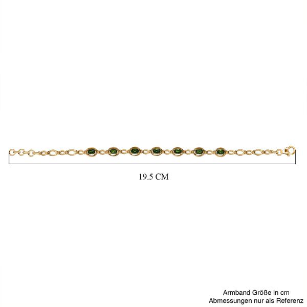 Natürliches Chromdiopsid-Armband, 19 cm - 1,72 ct. image number 5