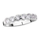 Lustro Stella - Weißer Zirkonia-Ring, 925 Silber rhodiniert (Größe 16.00) ca. 0.18 ct