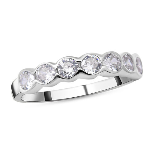 Lustro Stella - Weißer Zirkonia-Ring, 925 Silber rhodiniert  ca. 0,18 ct image number 0