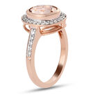 AAA Morganit und Diamant I2-I3 G-H Ring 585 Roségold  ca. 2,11 ct image number 4