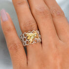 Zweifarbiger Bienenstock-Ring image number 4