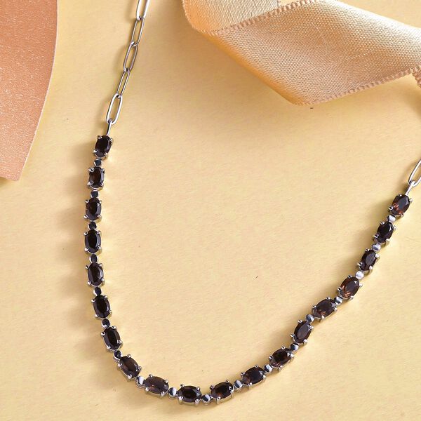 Rauchquarz Halskette, 45 cm - 7,05 ct. image number 2