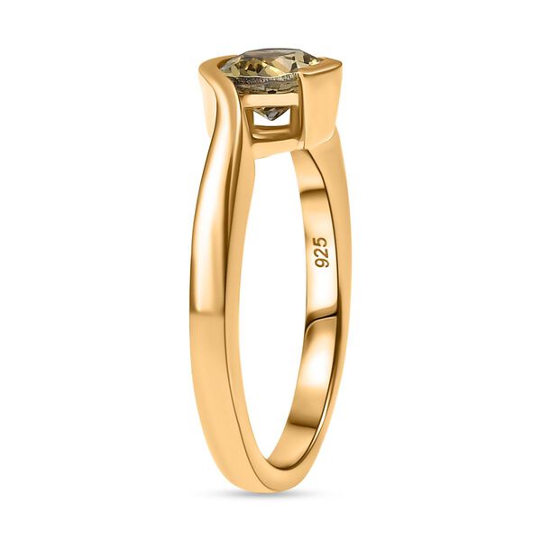 AA Nat&uuml;rlicher goldener Tansanit Ring - 1 ct. image number 5