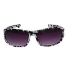 Modische Sonnenbrille mit UV Schutz, schwarz-weiß