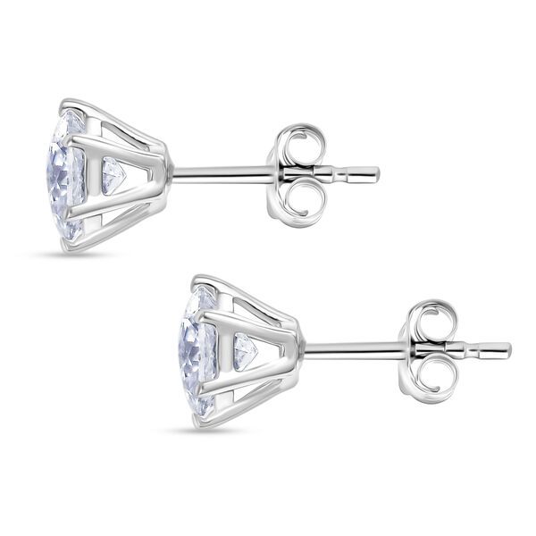 D'Joy Moissanit Ohrringe, 925 Silber rhodiniert - 1,90 ct. image number 4