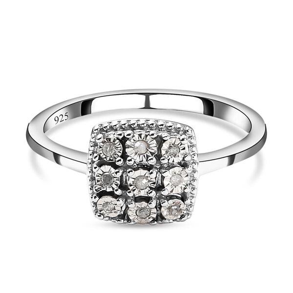 Weißer Diamant-Ring image number 0